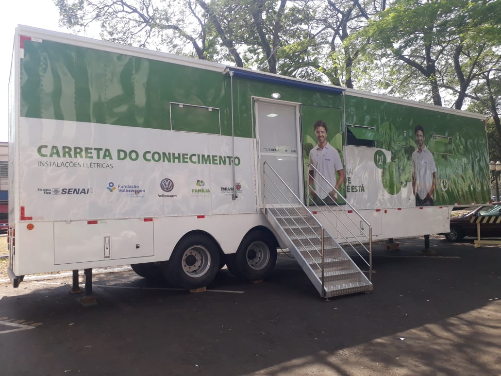 “Carreta do Conhecimento” abre vagas para toda população sarandiense